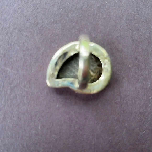 Sterling Silver Fossil Shell Ring - Picture 6 of 8
